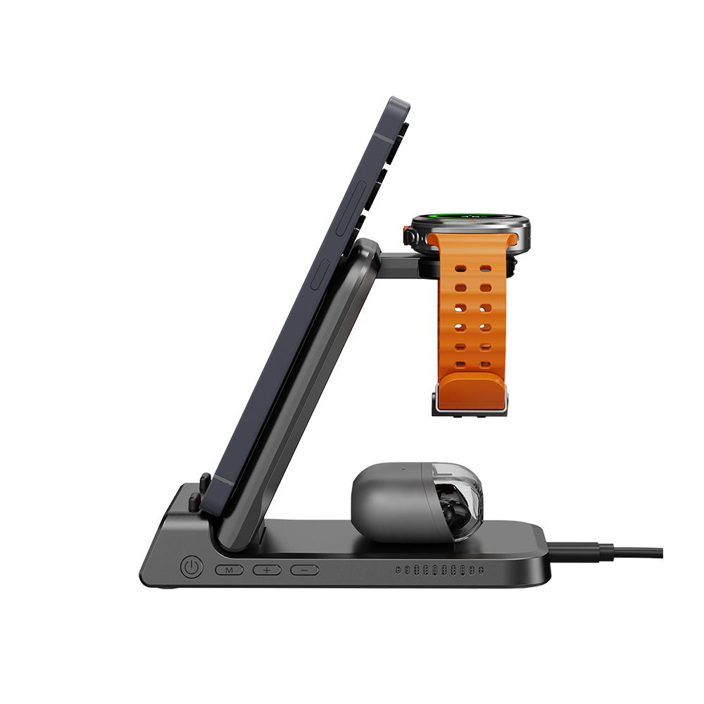 SwanScout 703S - Cargador Inalámbrico 3 en 1 para Samsung