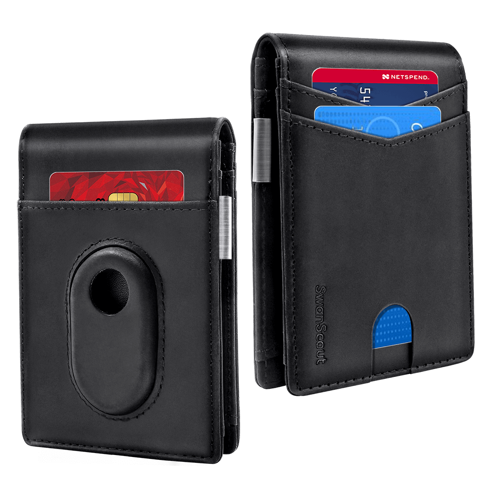 SwanScout 105S | for SmartTag2, RFID Blocking Money Clip Wallet