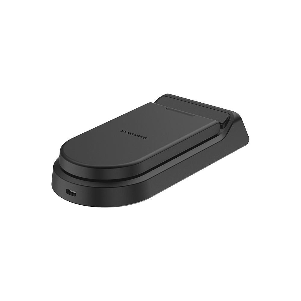 Featuring a sleek LED screen, the swanscout 702A is an iPhone charger with clock display for added functionality on your nightstand.