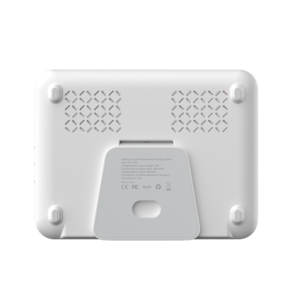 A wireless charging station is designed to power multiple devices at once, keeping your desk or bedside table clutter-free.