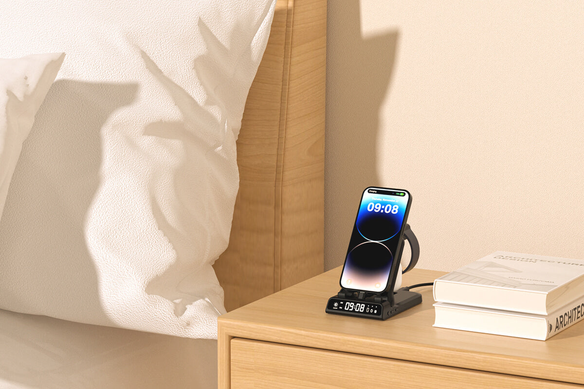 The swanscout 701A delivers stable high-speed wired charging, ensuring your iPhone, Watch, and AirPods power up efficiently without interruptions.