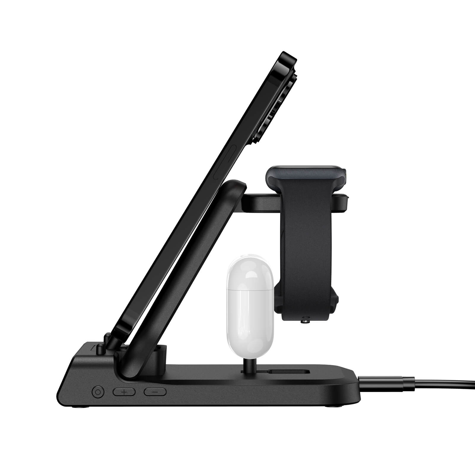 The swanscout 701A is a stylish alarm clock with cell phone charger, combining fast charging with a digital time display for added convenience.