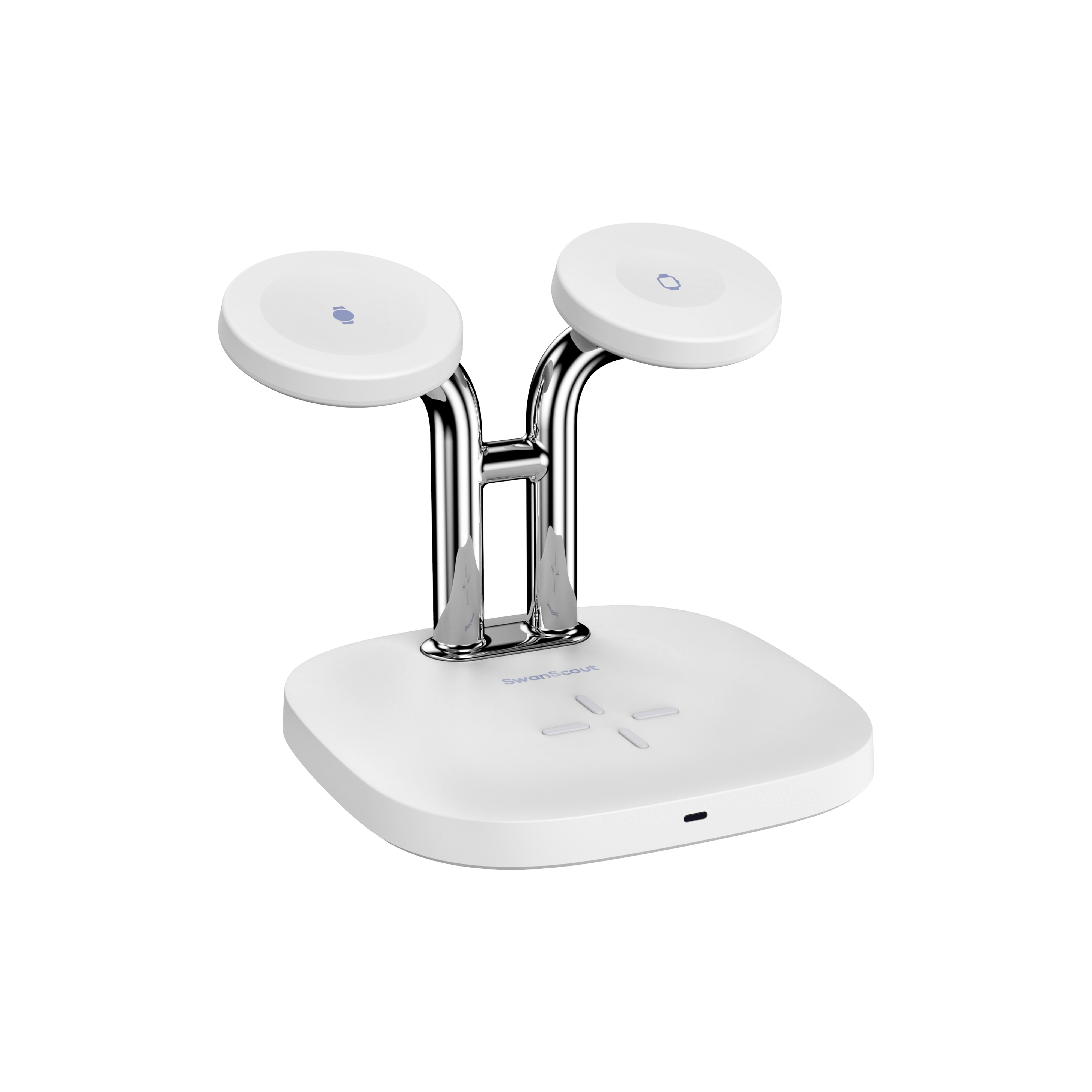 SwanScout 704D - Bezdrátová nabíječka pro hodinky Apple a Samsung