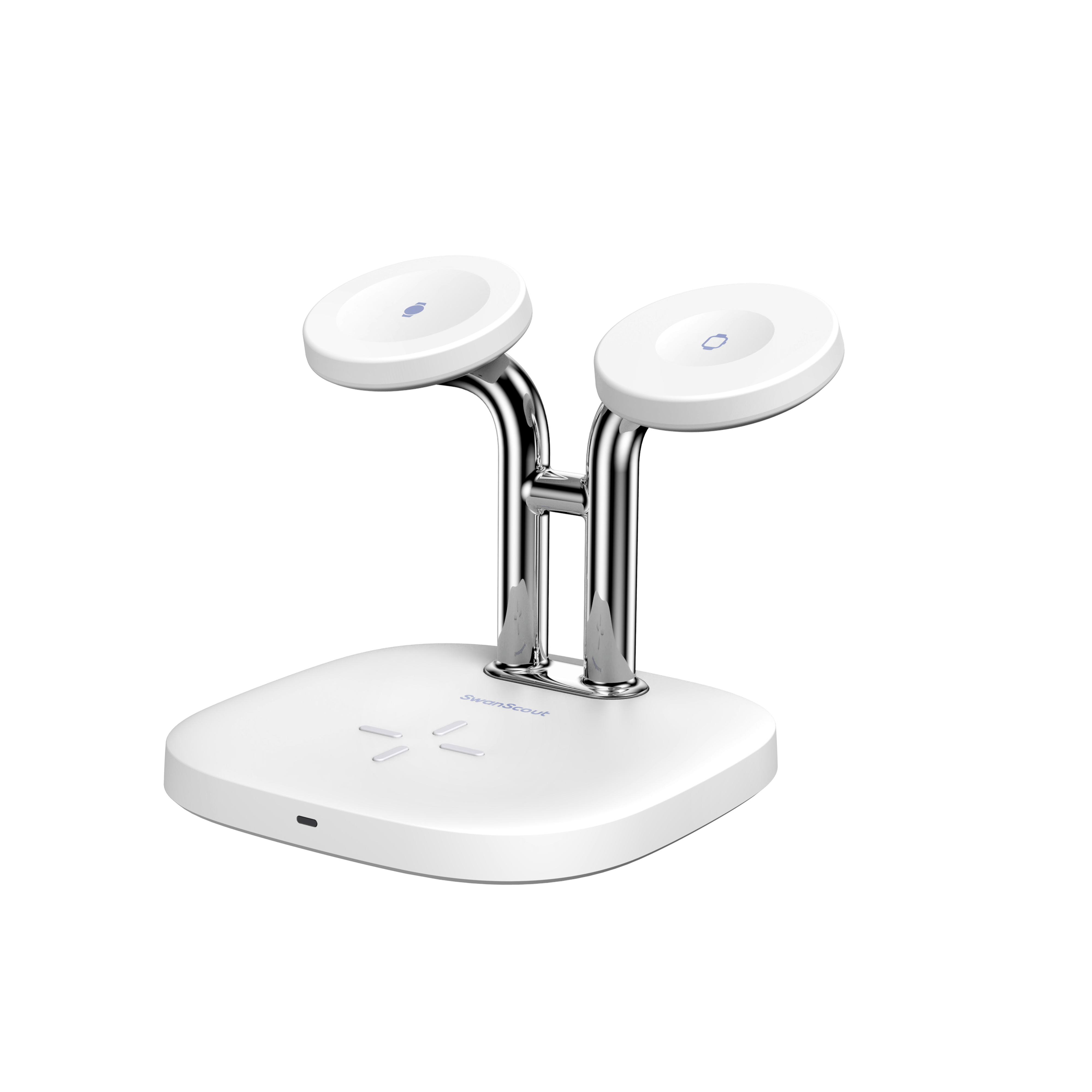 SwanScout 704D - Bezdrátová nabíječka pro hodinky Apple a Samsung