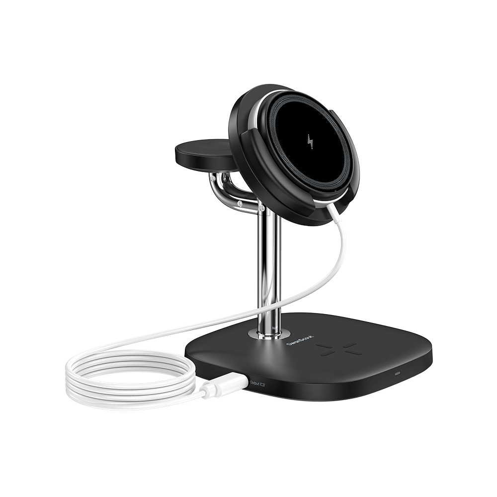 With clean lines and strong performance, SwanScout 711M is a wireless charger that elevates both form and function on your desk.