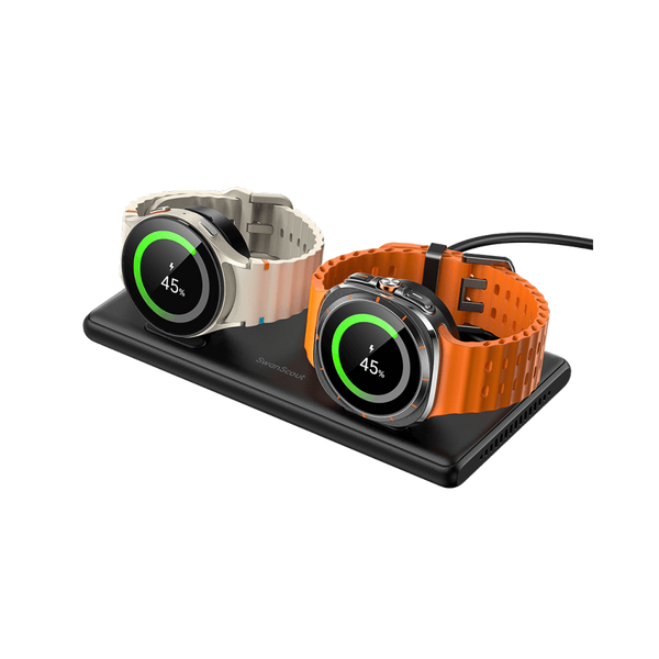 SwanScout 507DS – Kaksinkertainen Samsung-kellon laturi