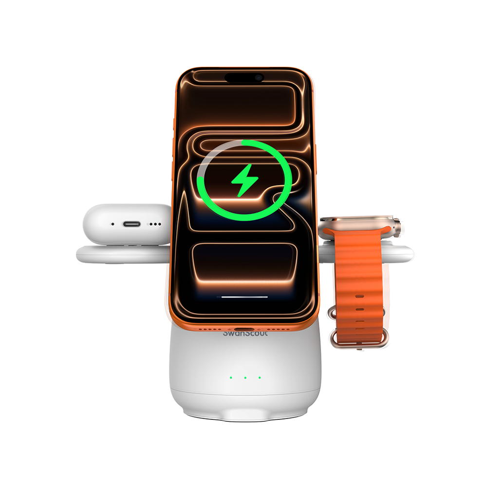 SwanScout 707M - 애플용 자기식 무선 충전 스테이션