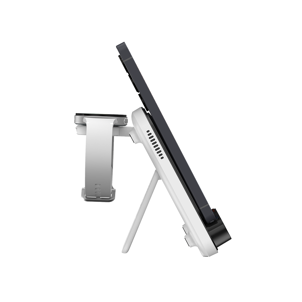 SwanScout 710S - Cargador inalámbrico para dos teléfonos y un reloj para Samsung