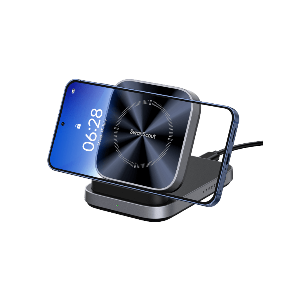 SwanScout 508 - Supporto di ricarica wireless pieghevole