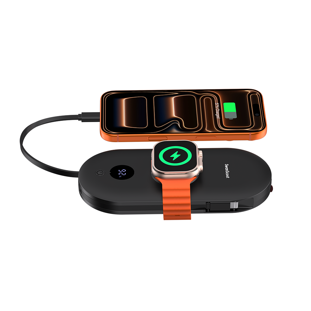 SwanScout 302A - 适用于 Apple 的 4 合 1 移动电源