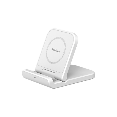 SwanScout 501S | Wireless charger for Samsung Z Flip 6, offering fast charging with a lightweight and convenient design.
