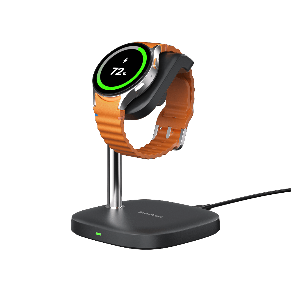 SwanScout 505S - Supporto di ricarica per smartwatch Samsung