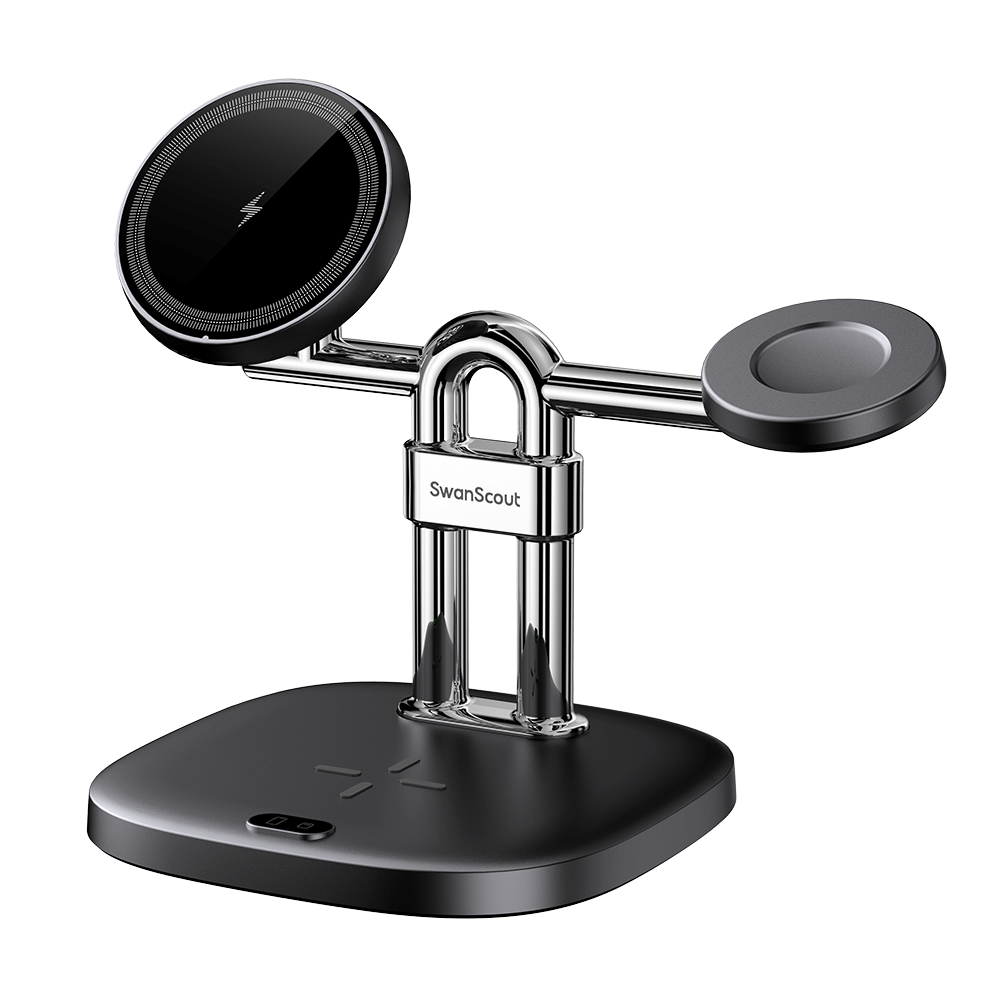 SwanScout 712SM - 三合一磁吸无线充电站（适用于三星）