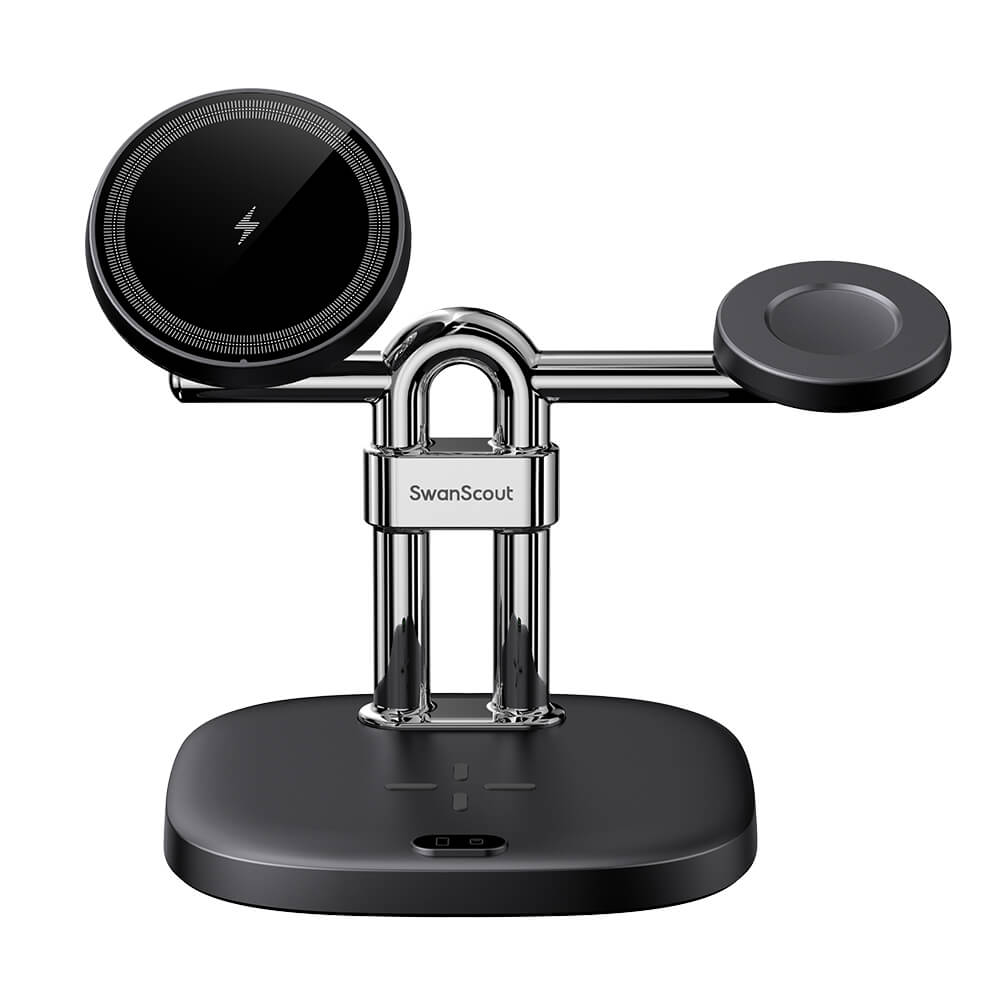 SwanScout 712SM - 3 in 1 Magnetic Wireless Charging Station for Samsung