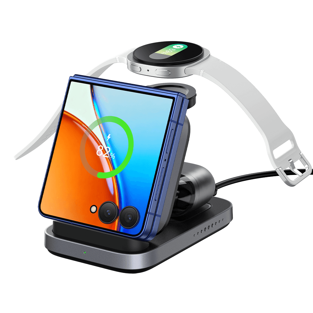 SwanScout 713F – 3-in-1 Wireless Ladegerät für Samsung Z Flip 7