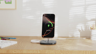 Enjoy effortless alignment with the SwanScout 506M, a magnetic wireless charger for iPhone models.