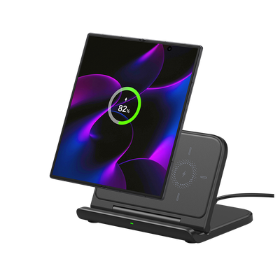 SwanScout 503S wireless charger for Samsung Galaxy Z Fold 6/5/4 and Pixel Fold, foldable phone charging with ultra-light, travel-friendly design