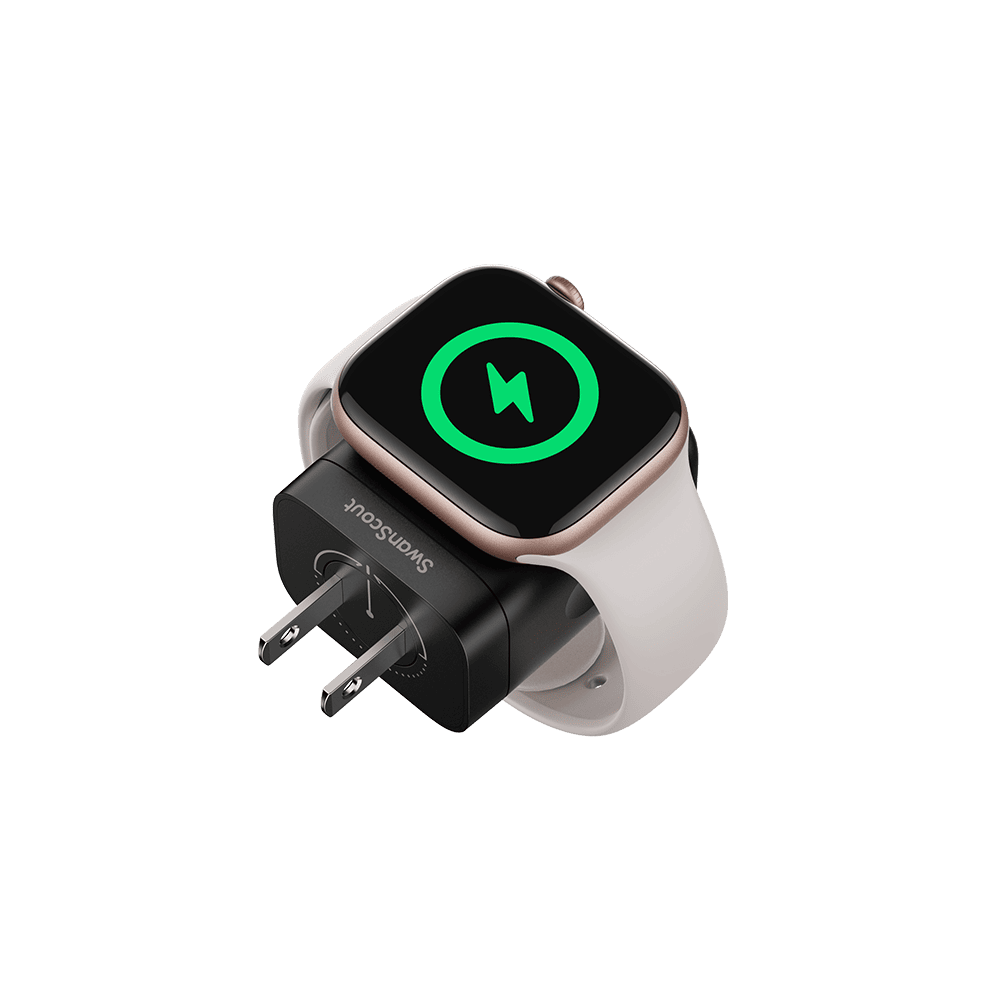 30W USB-C charger with 5W magnetic Apple Watch fast charging SwanScout 509A